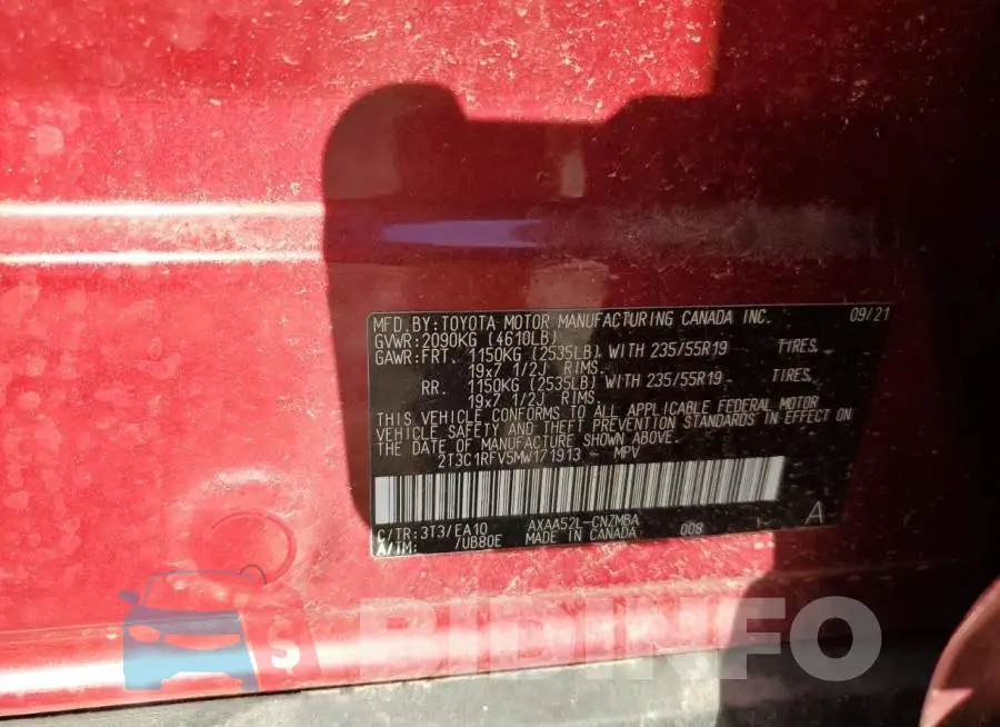 2T3C1RFV5MW171913 Photo# 12