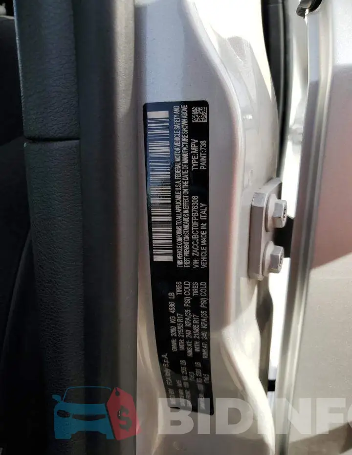 ZACCJBCT0FPB76308 Photo# 12