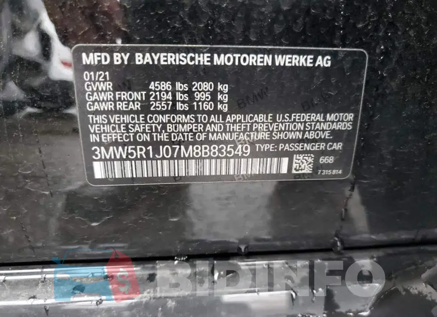 3MW5R1J07M8B83549 Photo# 12