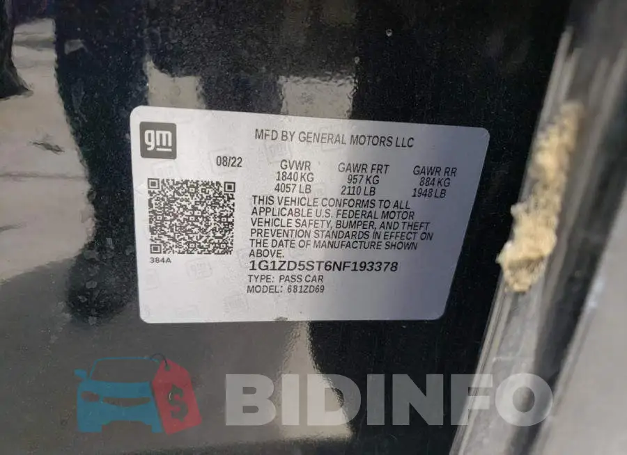 1G1ZD5ST6NF193378 Photo# 12