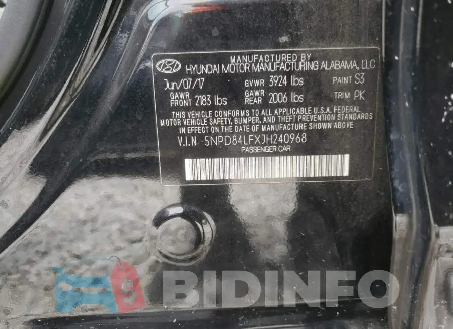 5NPD84LFXJH240968 Photo# 12