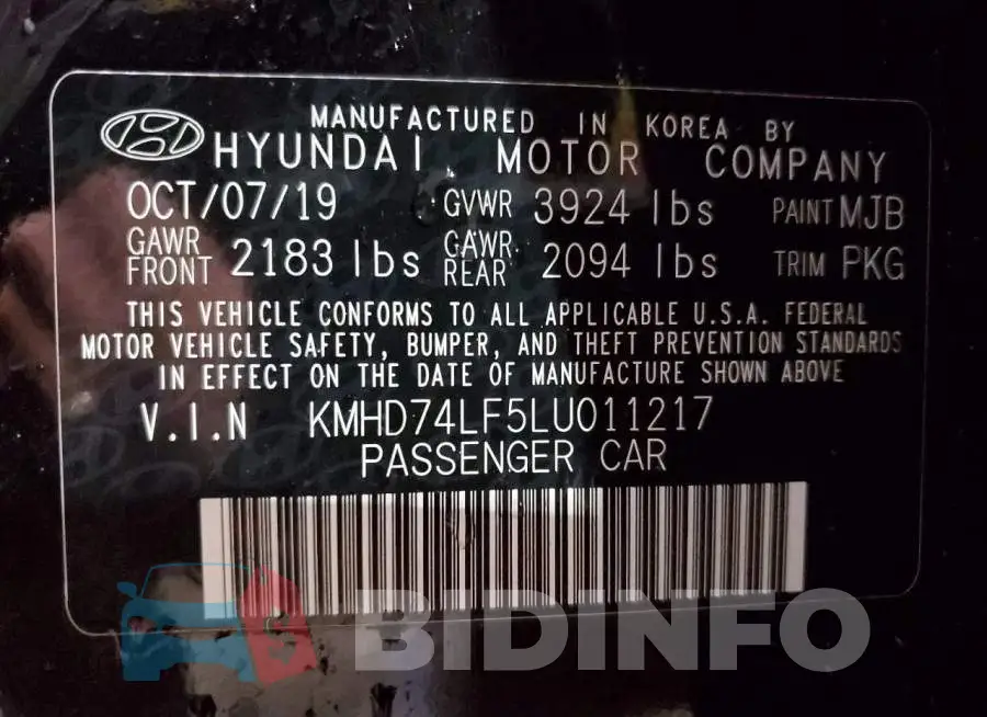 KMHD74LF5LU011217 Photo# 12