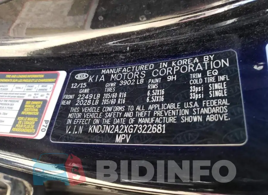 KNDJN2A2XG7322681 Photo# 13