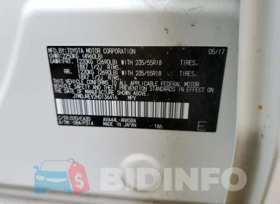 JTMDJREV2HD136416 Photo# 12
