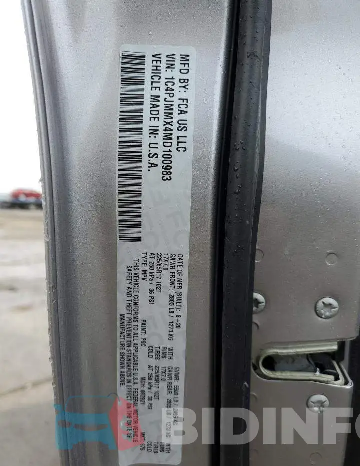 1C4PJMMX4MD100983 Photo# 13