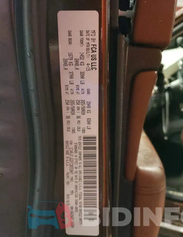 1C4RJFJG2FC855907 Photo# 13