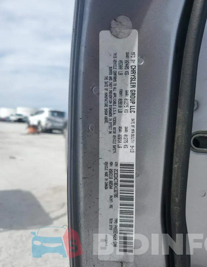 2C3CDXCT8EH132785 Photo# 12