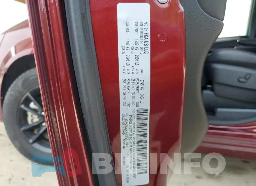 2C4RDGEG3KR769725 Photo# 13