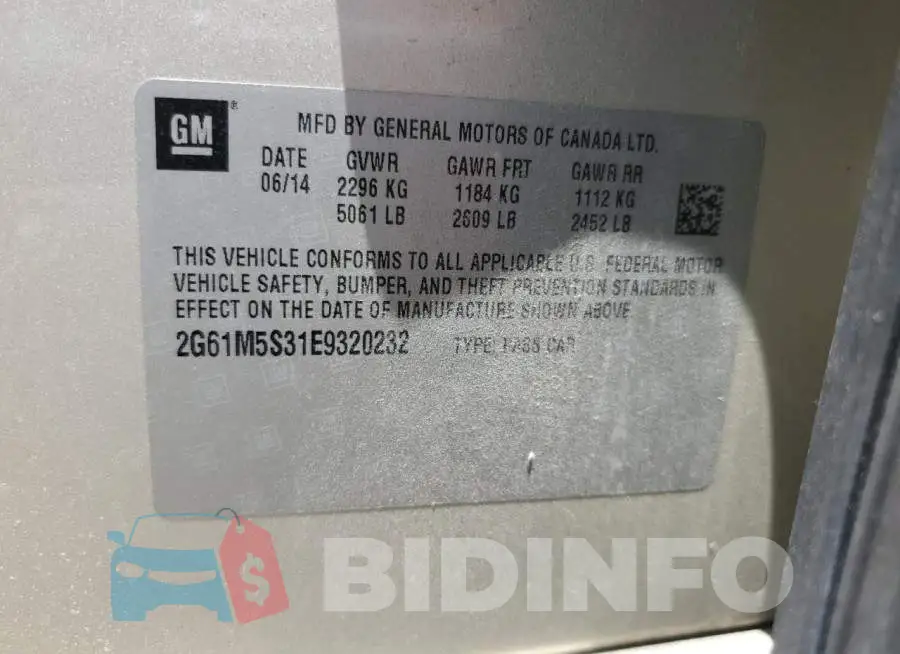 2G61M5S31E9320232 Photo# 12