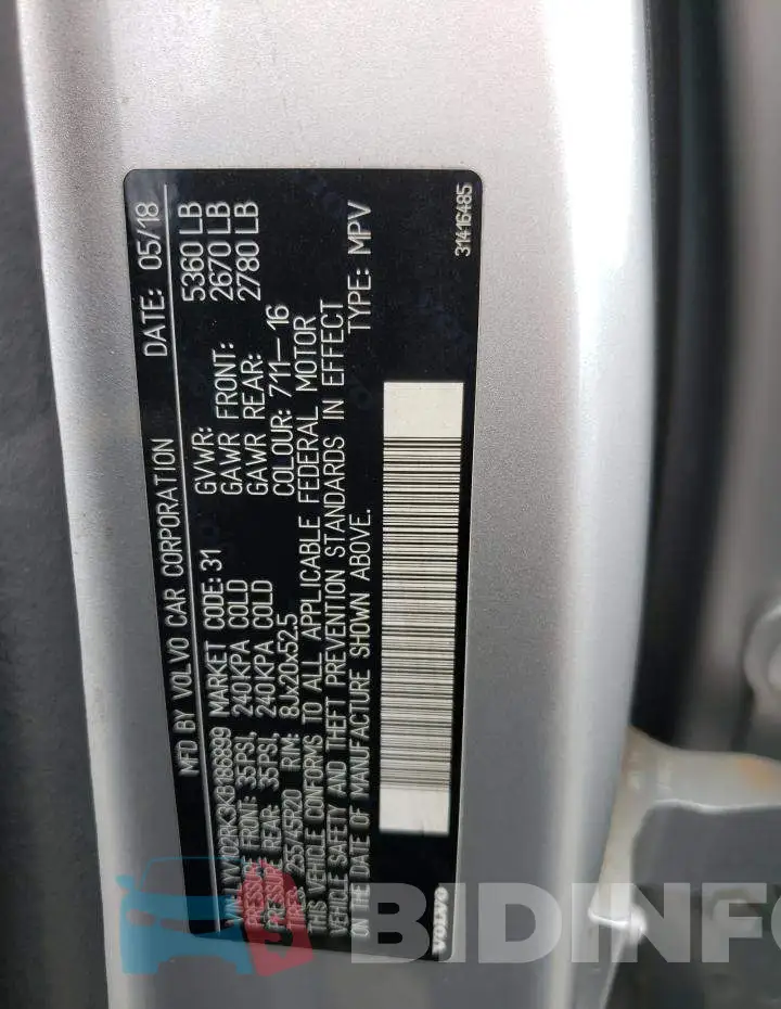 LYV102RK3KB186899 Photo# 12