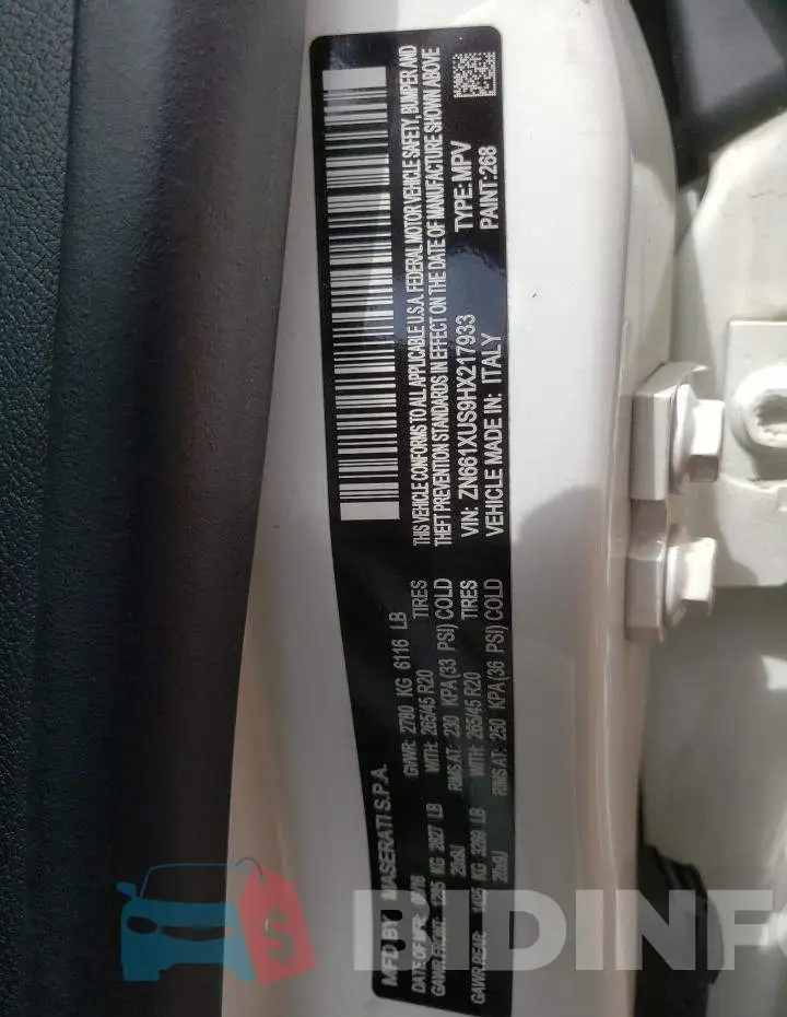 ZN661XUS9HX217933 Photo# 13