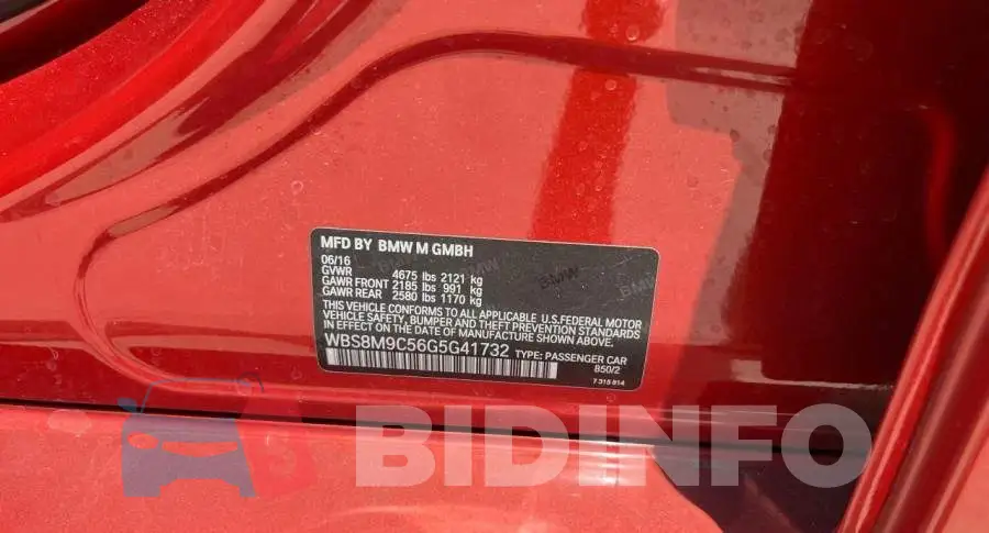 WBS8M9C56G5G41732 Photo# 10