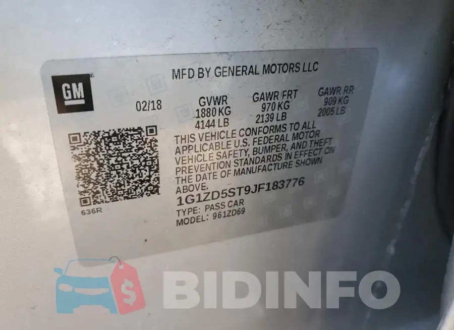 1G1ZD5ST9JF183776 Photo# 12