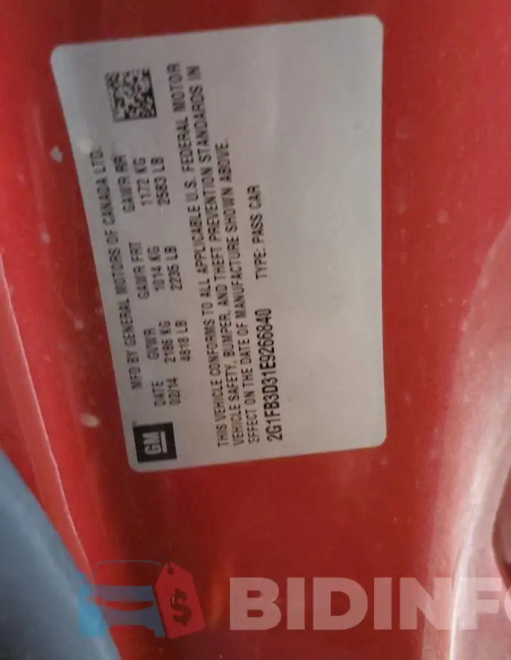 2G1FB3D31E9266840 Photo# 12