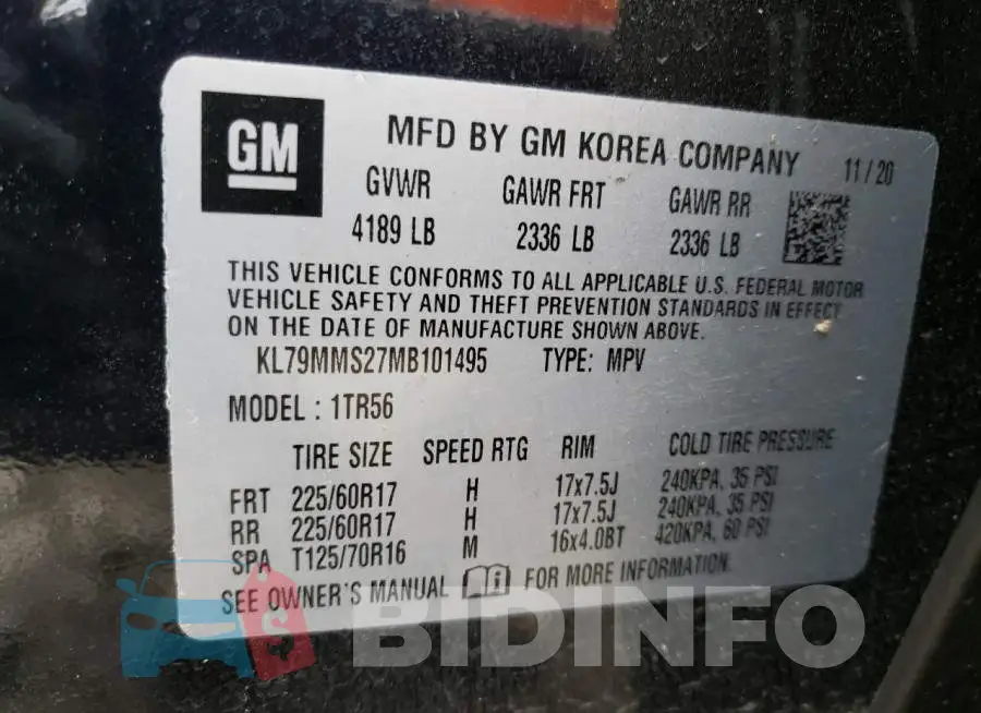 KL79MMS27MB101495 Photo# 13