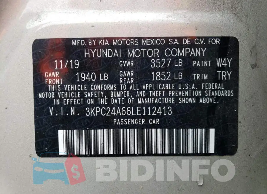 3KPC24A66LE112413 Photo# 12