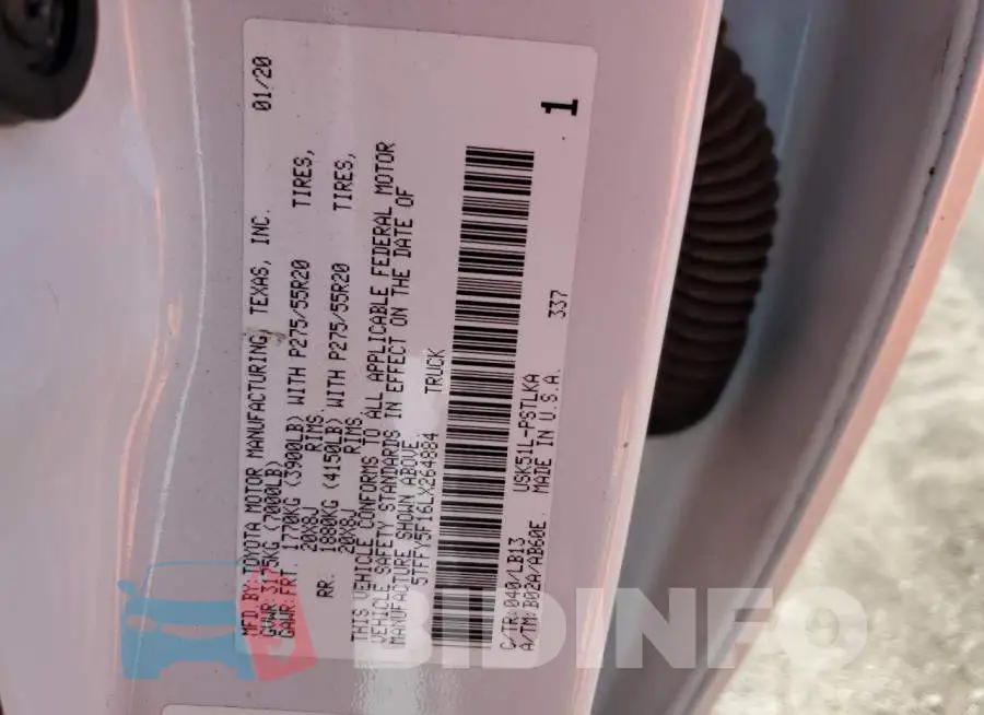 5TFFY5F16LX264884 Photo# 12