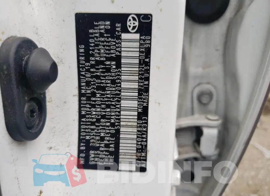 5YFEPRAE7LP049335 Photo# 12