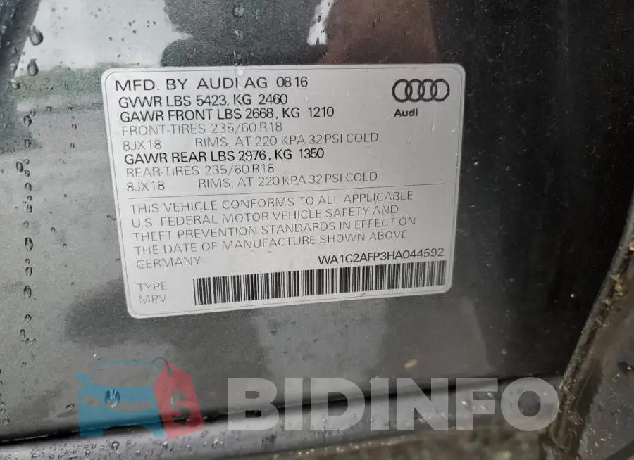 WA1C2AFP3HA044592 Photo# 12