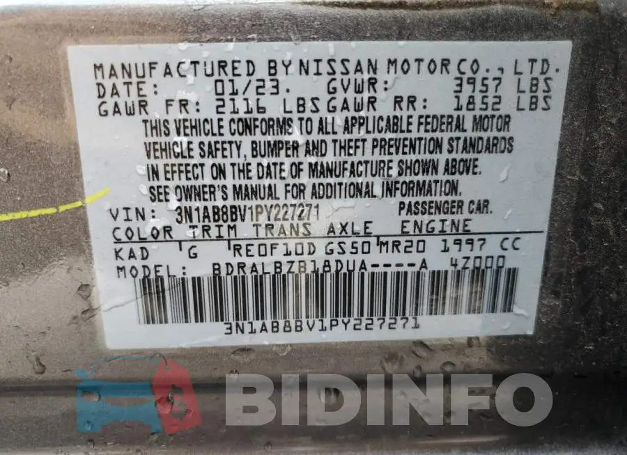 3N1AB8BV1PY227271 Photo# 12