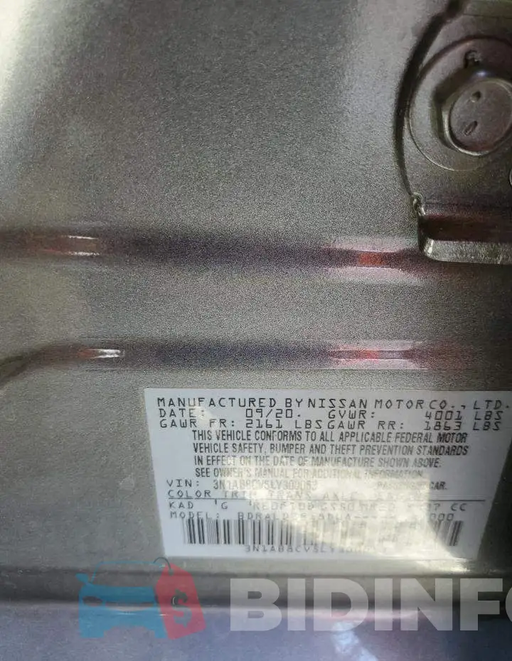 3N1AB8CV5LY300053 Photo# 13