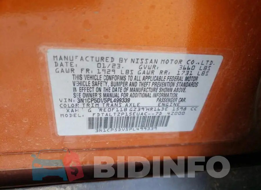 3N1CP5DV5PL499339 Photo# 14