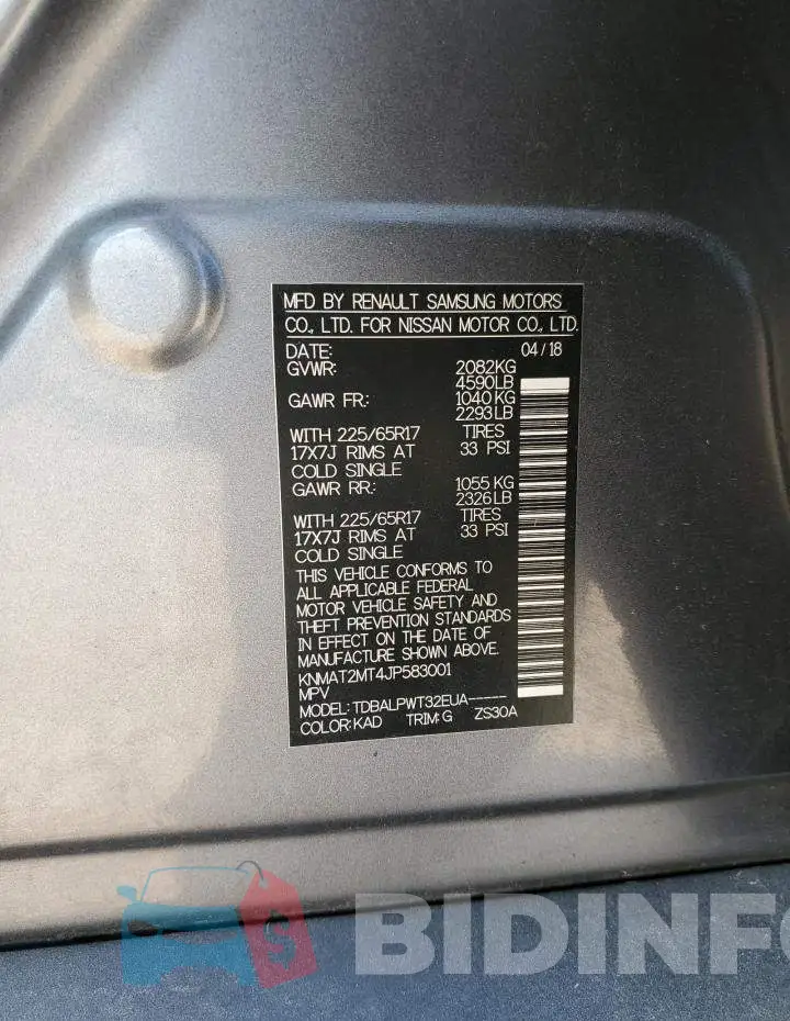 KNMAT2MT4JP583001 Photo# 12