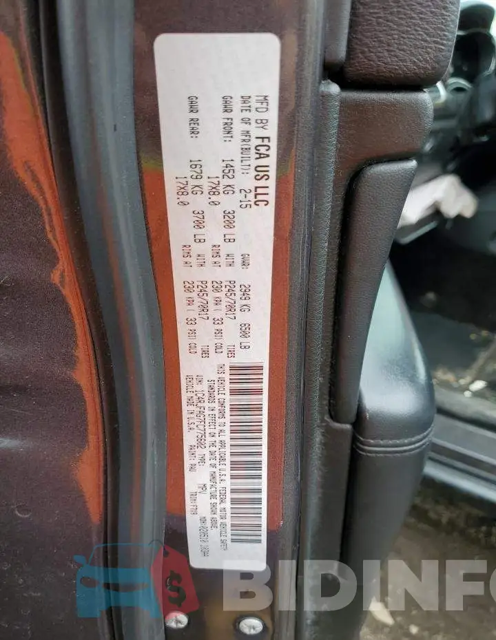 1C4RJFAG7FC775602 Photo# 12