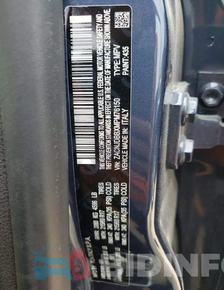ZACNJDBBXMPM76150 Photo# 13