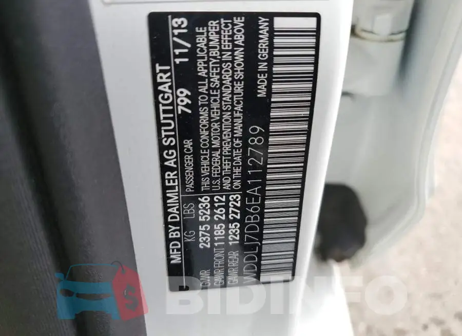 WDDLJ7DB6EA112789 Photo# 12