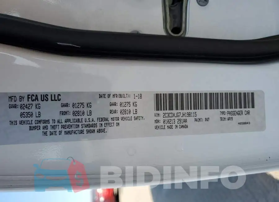 2C3CDXJG7JH198115 Photo# 12
