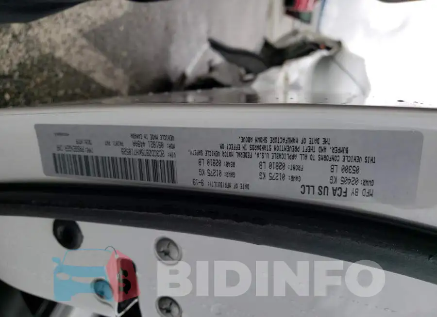 2C3CDZBT5KH718529 Photo# 12