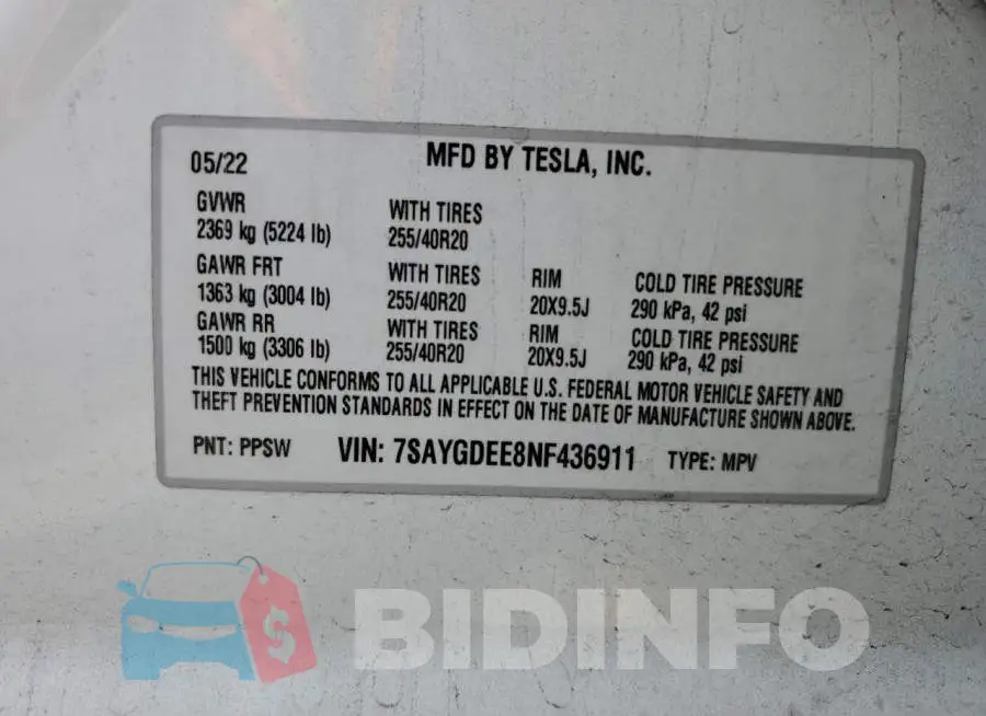 7SAYGDEE8NF436911 Photo# 13
