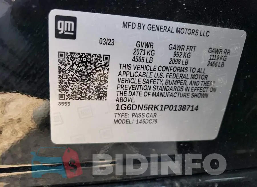 1G6DN5RK1P0138714 Photo# 12