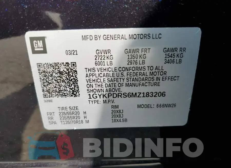 1GYKPDRS6MZ183206 Photo# 13