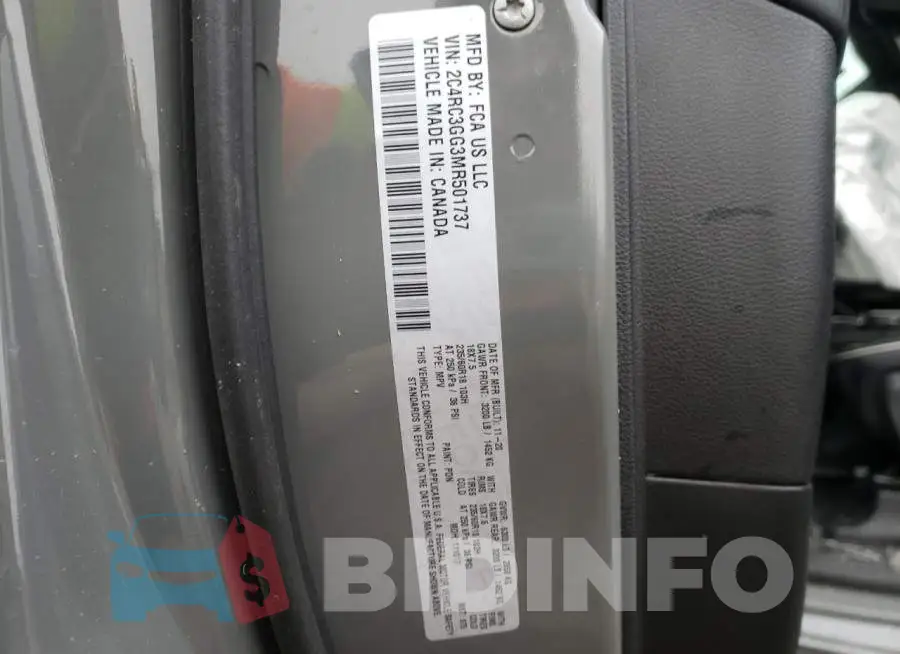 2C4RC3GG3MR501737 Photo# 14