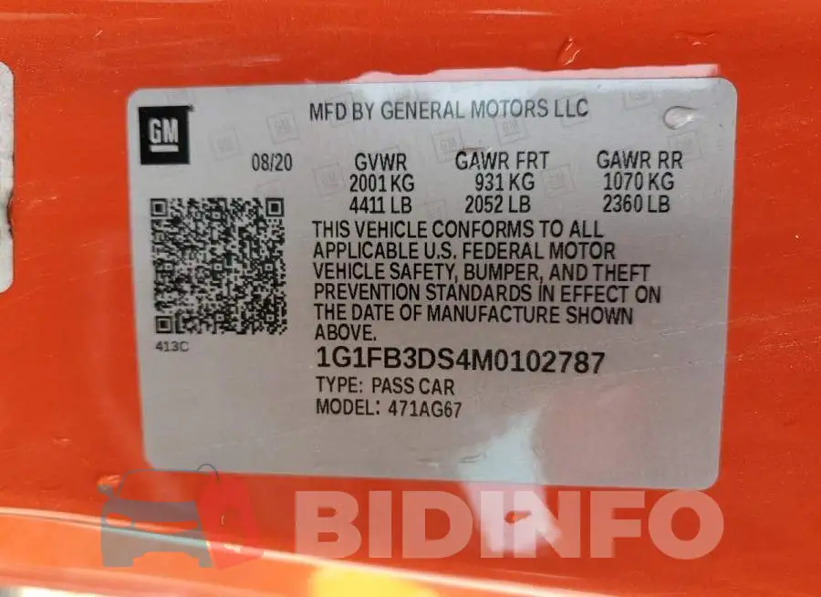 1G1FB3DS4M0102787 Photo# 13