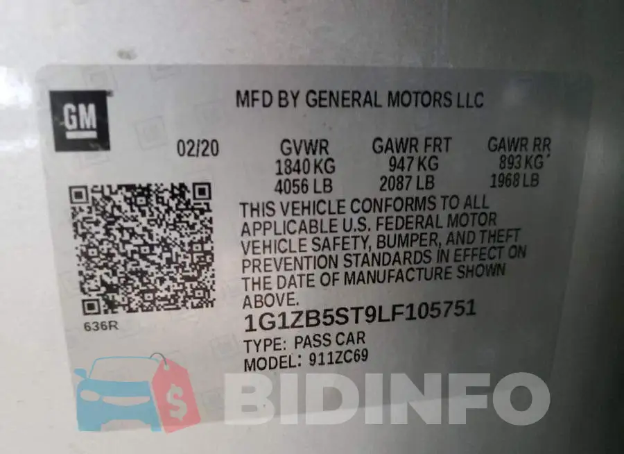 1G1ZB5ST9LF105751 Photo# 13
