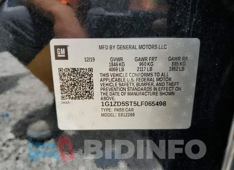 1G1ZD5ST5LF065498 Photo# 12