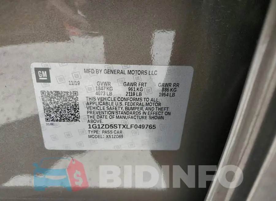 1G1ZD5STXLF049765 Photo# 12