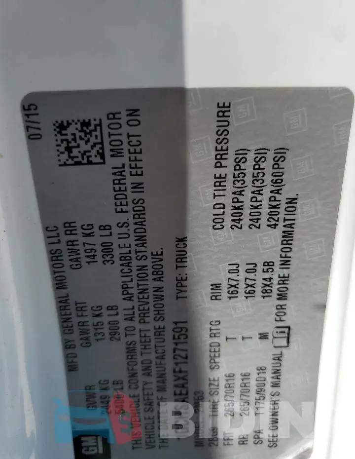 1GCHSAEAXF1271591 Photo# 12