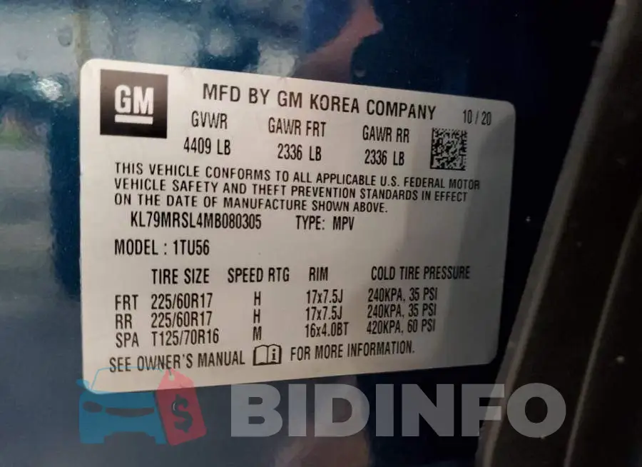 KL79MRSL4MB080305 Photo# 13