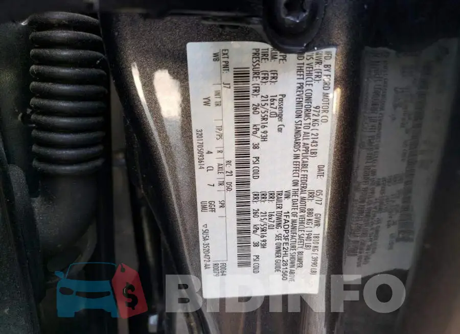 1FADP3FE2HL281560 Photo# 12