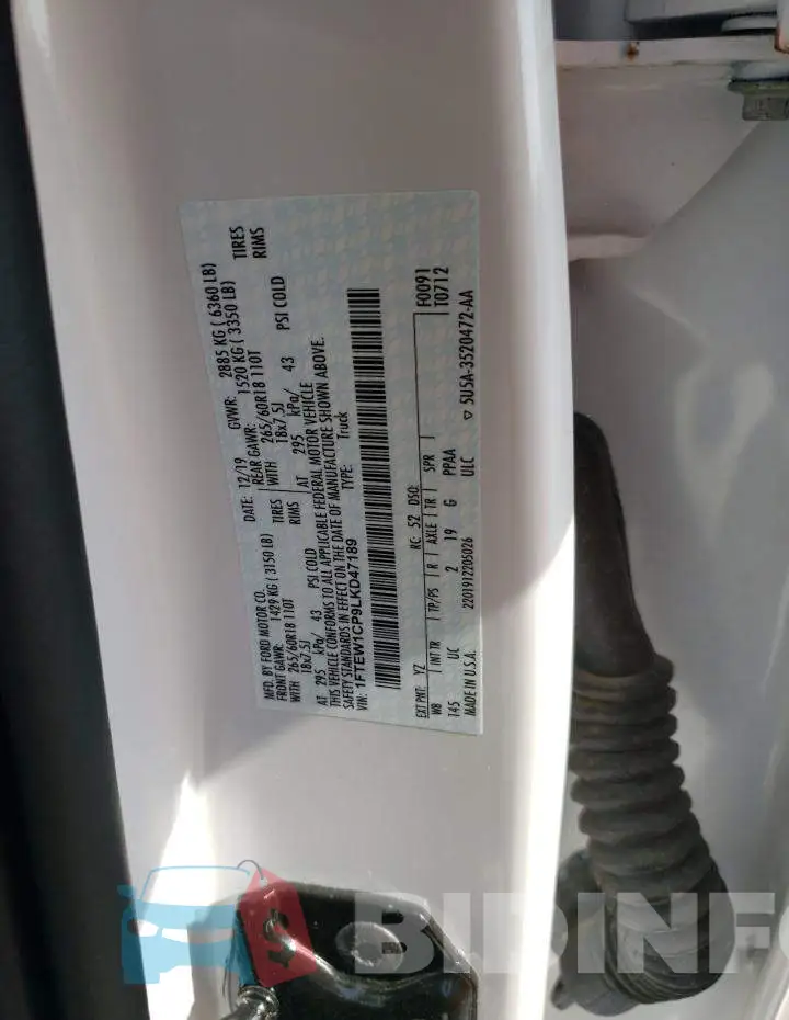 1FTEW1CP9LKD47189 Photo# 12
