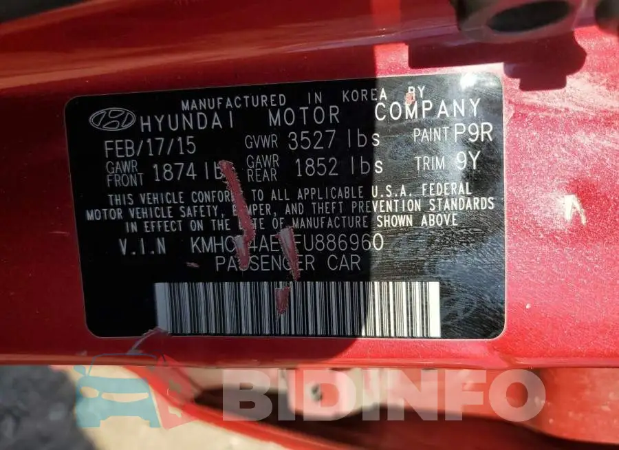 KMHCT4AE6FU886960 Photo# 12