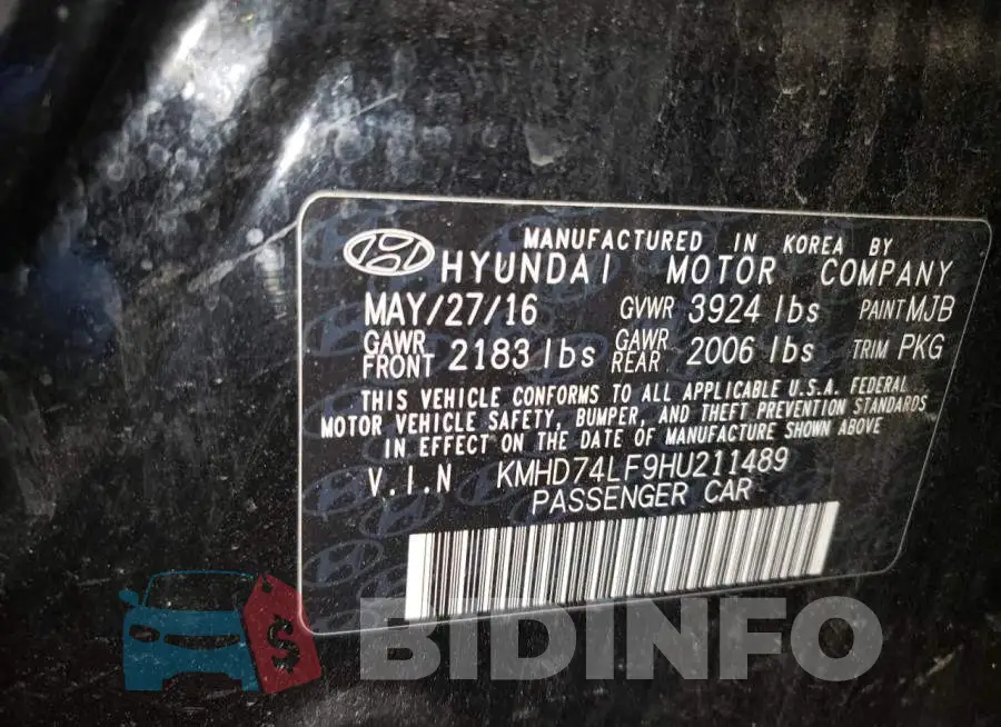KMHD74LF9HU211489 Photo# 12