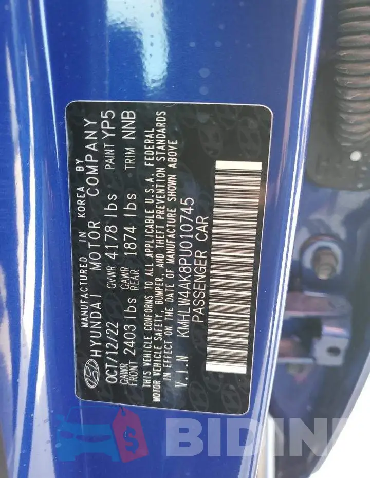 KMHLW4AK8PU010745 Photo# 12
