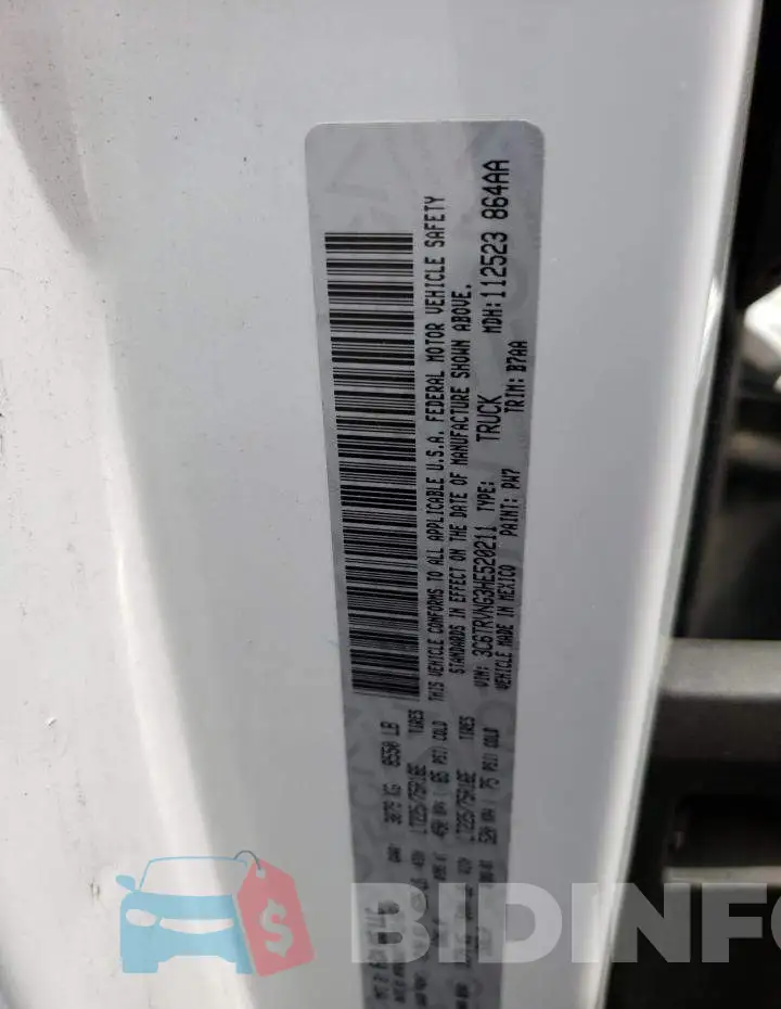 3C6TRVNG3HE520211 Photo# 14