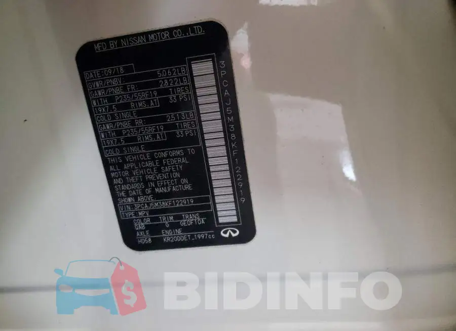 3PCAJ5M38KF122919 Photo# 13
