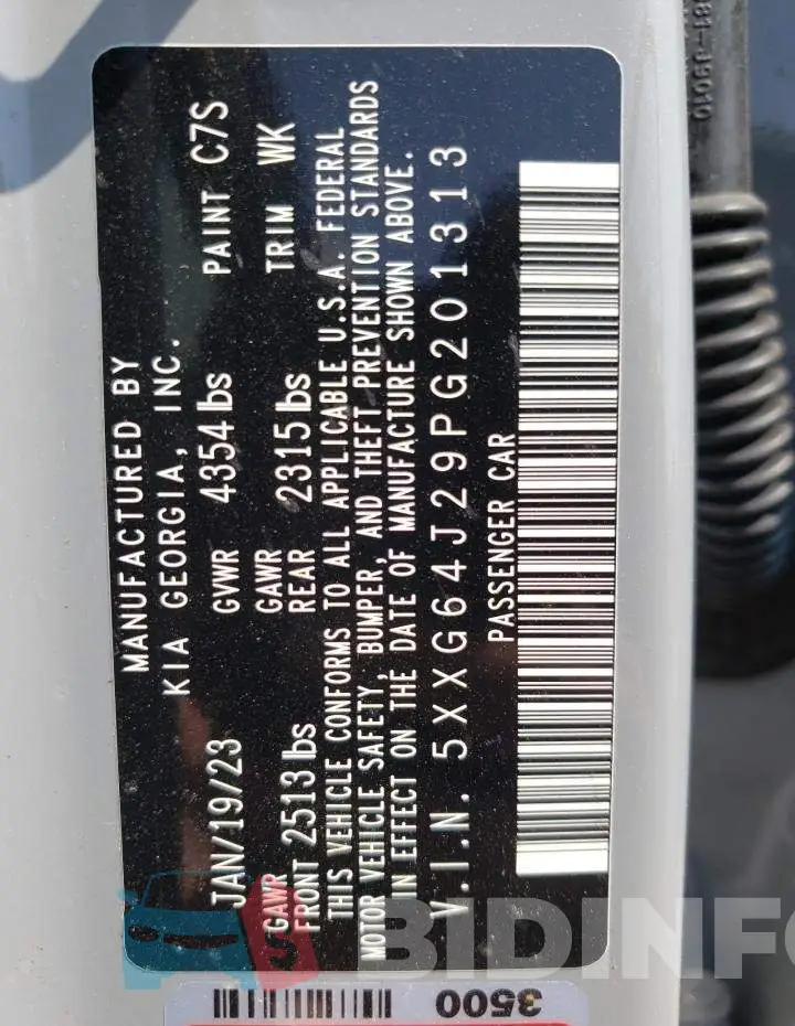 5XXG64J29PG201313 Photo# 12